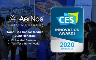AerNos Named CES 2020 Innovation Award Honoree in Two Categories
